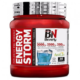ENERGY STORM BLUE TROPICAL 300 GR BEVERLY NUTRITION