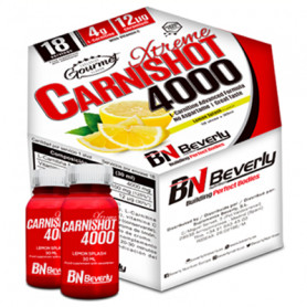 XTREME CARNISHOT 4000 18 VIALES X 30ML BEVERLY NUTRITION